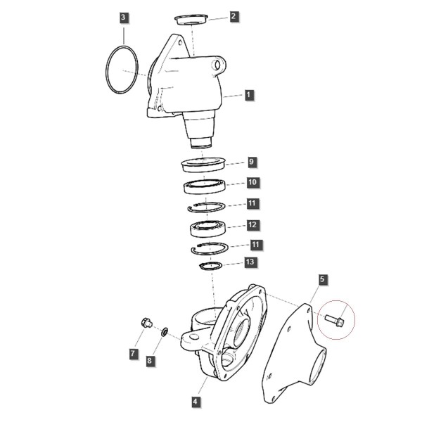 Śruba M8 x 1.25 x 25 / 8.8 / LS MT1.25 / LS MT3.35 / LS XJ25 / S153082533 / 40028923