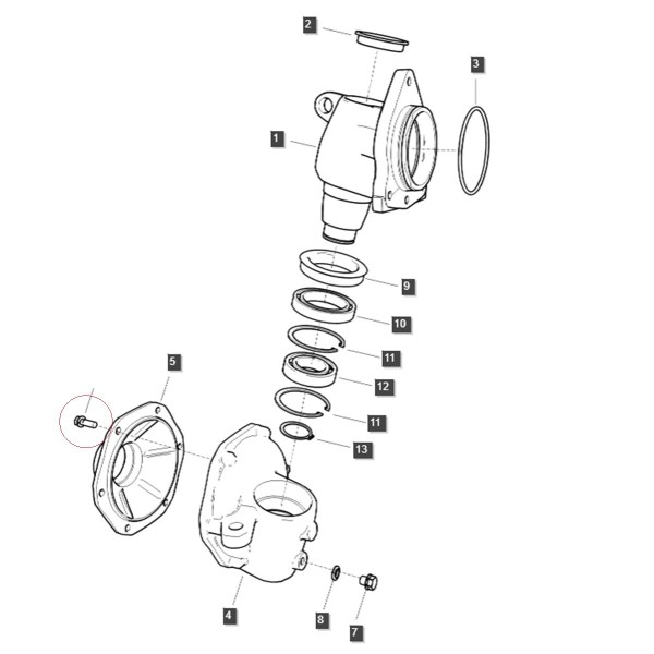 Šroub M8 x 1,25 x 25 / 8,8 / LS MT1,25 / LS MT3,35 / LS XJ25 / S153082533 / 40028923