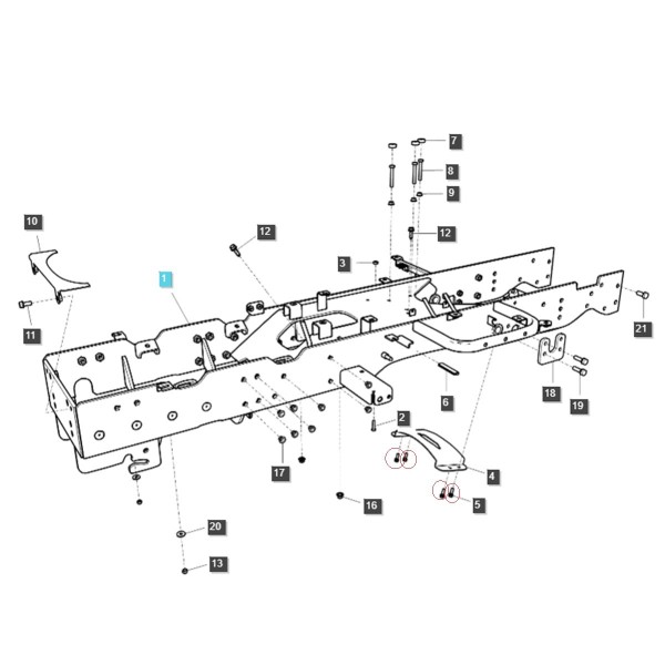 Schraube M8 x 1,25 x 25 / 8,8 / LS MT1,25 / LS MT3,35 / LS XJ25 / S153082533 / 40028923