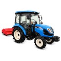 LS Tractor MT3.40 MEC with cabin and 4FARMER flail mower