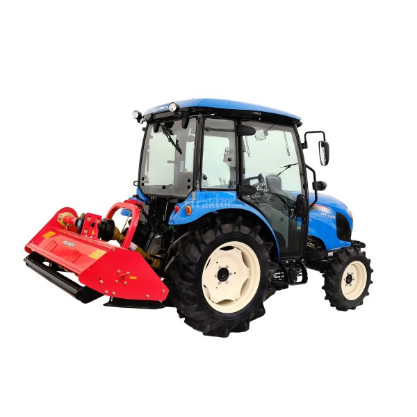 LS Tractor MT3.40 MEC with cabin and 4FARMER flail mower