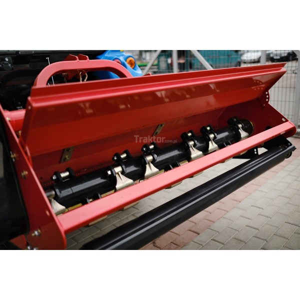 LS Tractor MT3.40 MEC with cabin and 4FARMER flail mower