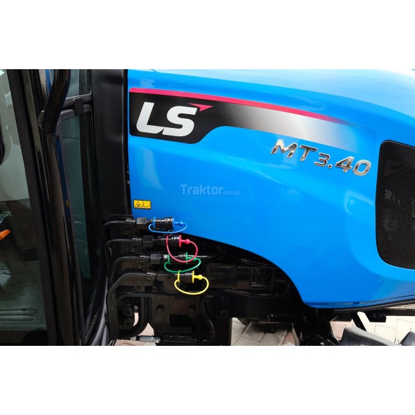 Traktor LS MT3.40 MEC s kabínou a cepovou kosačkou 4FARMER