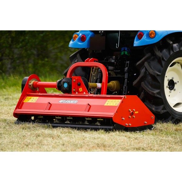 LS Tractor MT3.40 MEC with cabin and 4FARMER flail mower