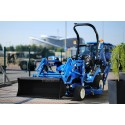 LS Tractor MT1.25 with excavator, loader, mower and grass tires