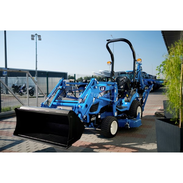 LS Traktor MT1.25 s bagrom, nakladačom, kosačkou a pneumatikami na trávu