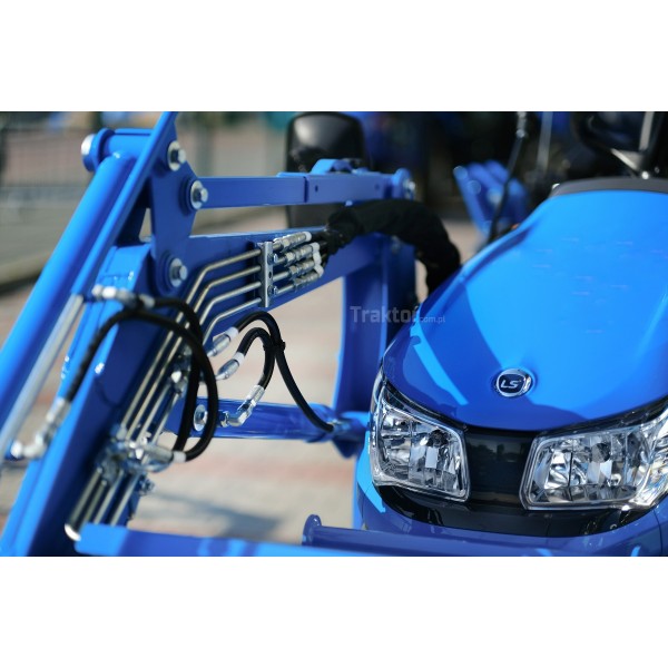 LS Traktor MT1.25 s bagrom, nakladačom, kosačkou a pneumatikami na trávu