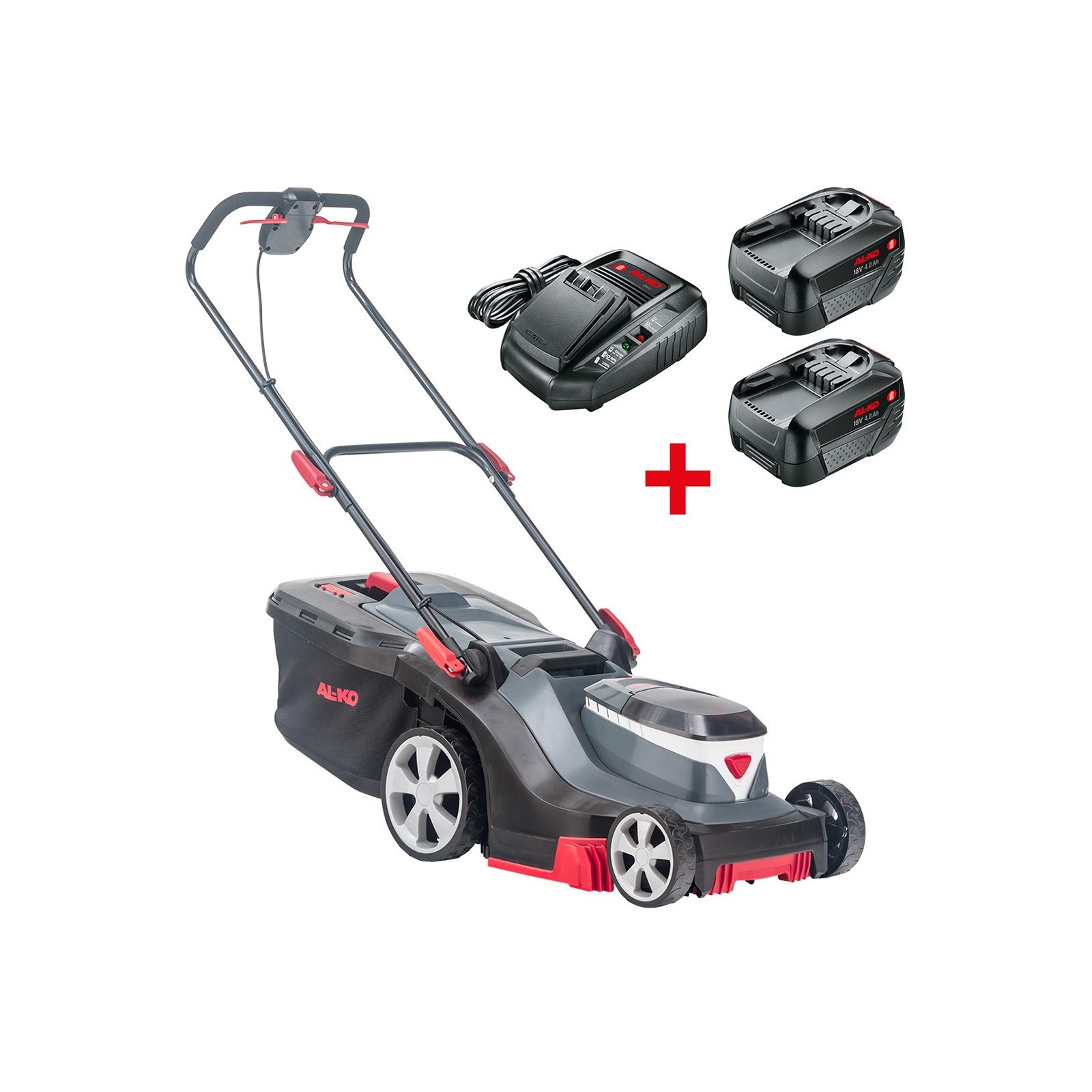 AL-KO 38.2 Li 18V Comfort Akku-Rasenmäher-Set