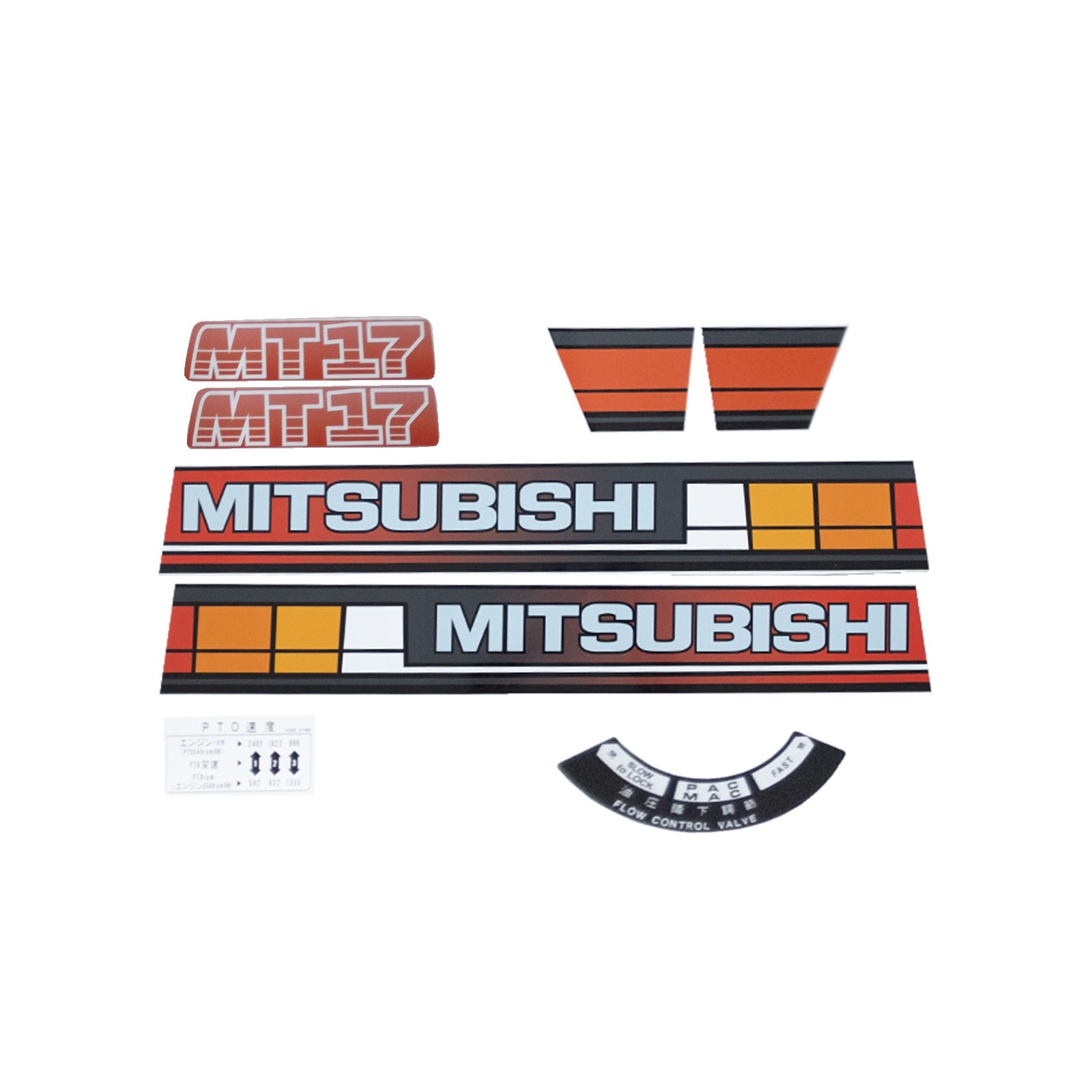 Mitsubishi MT17 Aufkleber