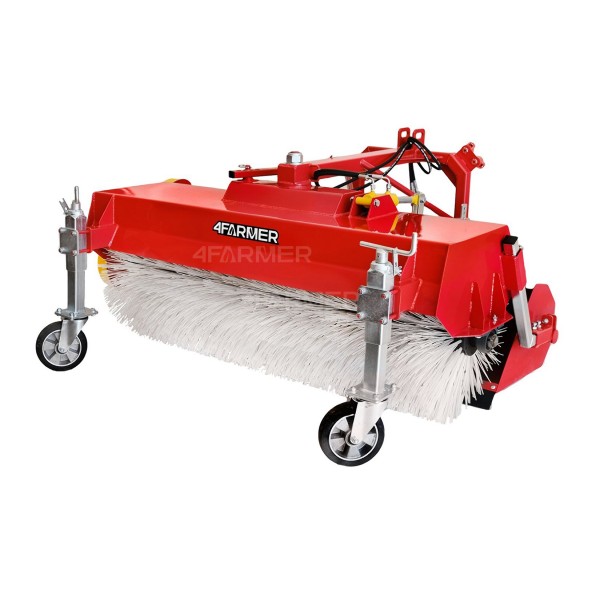 120 cm zametací stroj za traktor 4FARMER s košom