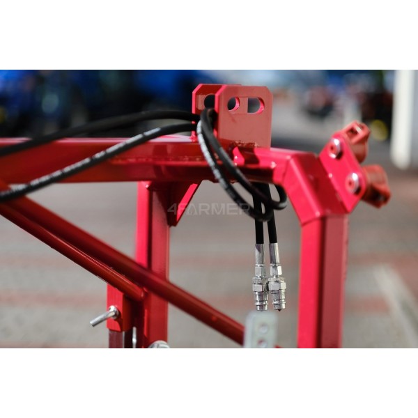 Barredora de 120 cm para tractor 4FARMER con cesta
