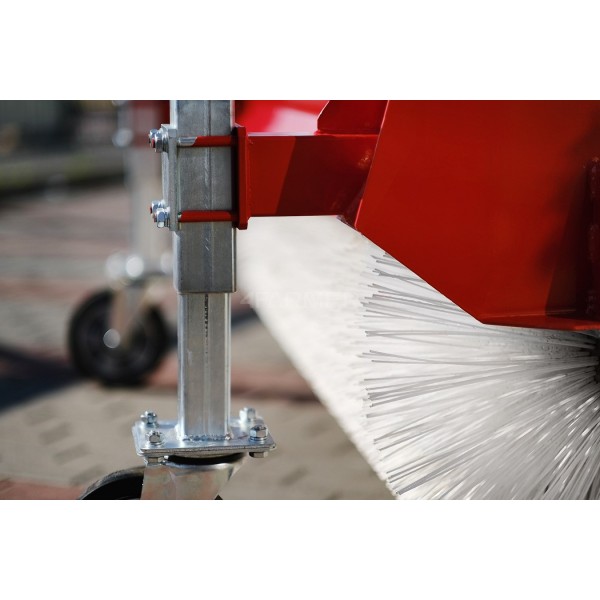 Barredora de 120 cm para tractor 4FARMER con cesta