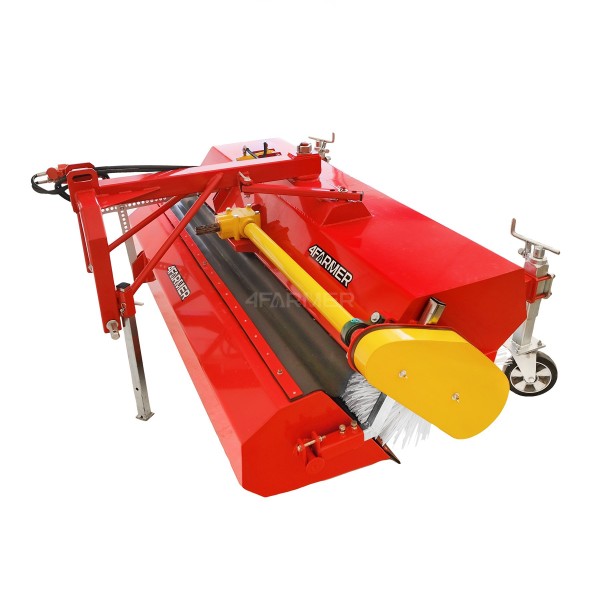 Zamiatarka 180 cm do traktora z koszem 4FARMER