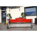 Barredora de 180 cm para tractor 4FARMER con cesta