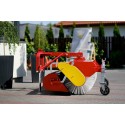 Barredora de 180 cm para tractor 4FARMER con cesta