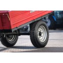 Single-axle agricultural trailer 1.5T with brake and tipper 4FARMER