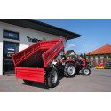 Remorque agricole simple essieu 1,5T avec frein et benne basculante 4FARMER