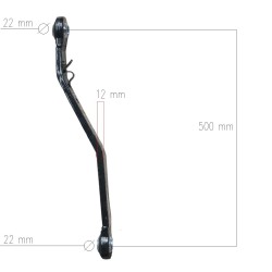 Sistema de enganche de tres puntos KUBOTA / Cat I / Cat I / 12 x 50 x 500 mm / M22 x 320 mm