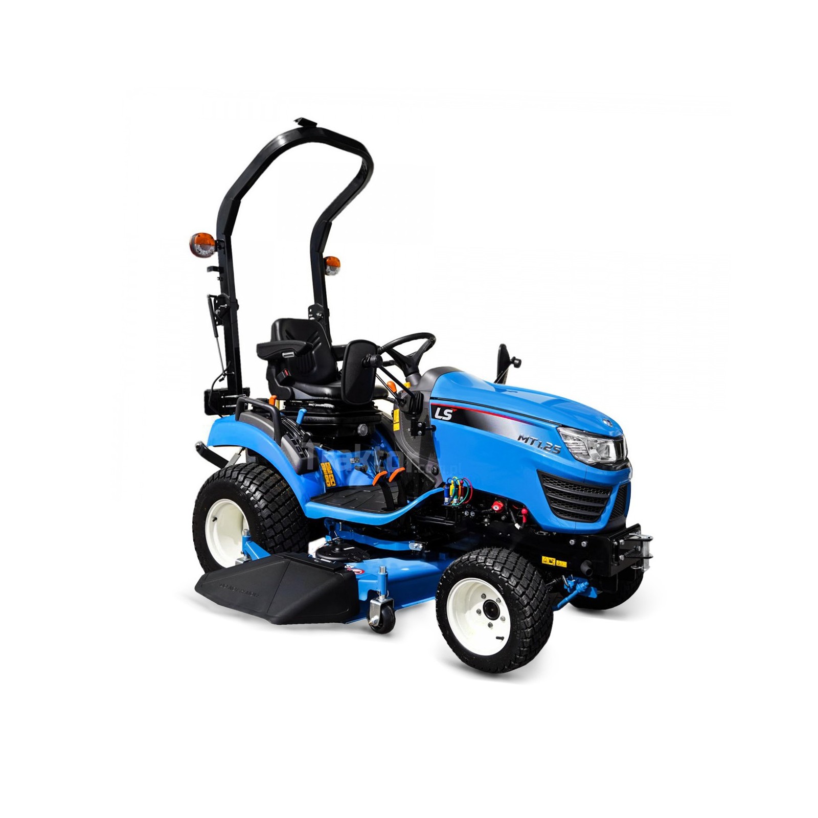 LS Traktor MT1.25 se sekačkou a travními pneumatikami
