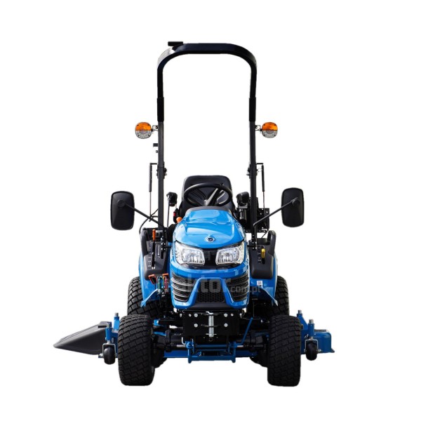 Tracteur LS MT1.25 avec tondeuse et pneus gazon