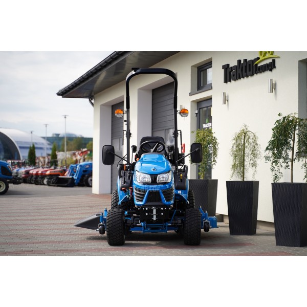 LS Traktor MT1.25 se sekačkou a travními pneumatikami