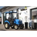 LS Tractor XJ25 HST con cabina y neumáticos industriales