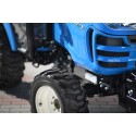 LS Tractor XJ25 HST con cabina y neumáticos industriales