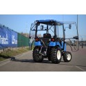 LS Tractor XJ25 HST con cabina y neumáticos industriales