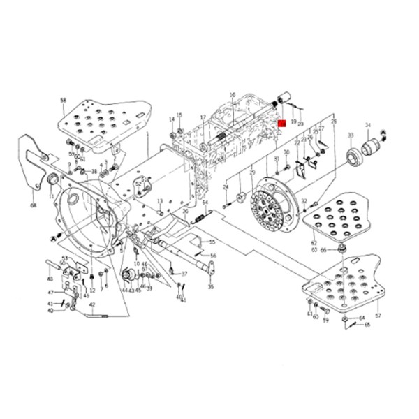 Tuleja z frezem 18T / Iseki TU/TX / 1434-120-003-00 | Traktor.com.pl