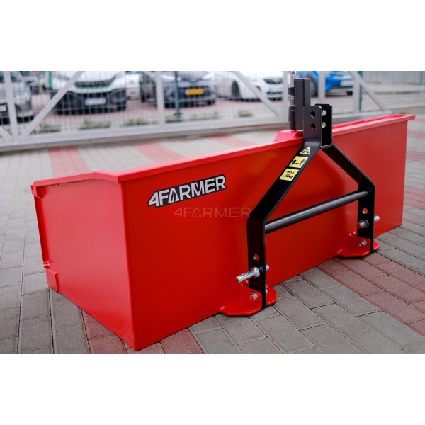 Skrzynia transportowa 120 cm z kiprem 4FARMER