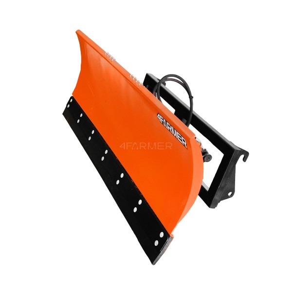 Straight snow plow 160 cm, hydraulic, with euro frame (TUR) 4FARMER