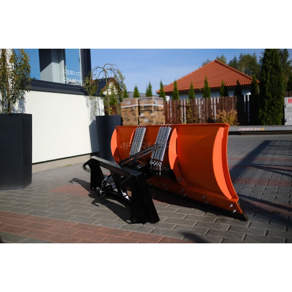 Pług do śniegu prosty 160 cm, hydrauliczny, z euroramką (TUR) 4FARMER