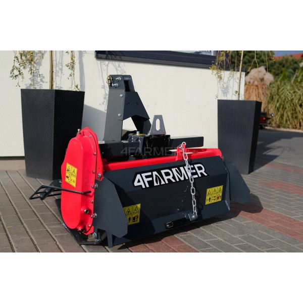Light tiller with side shift TL 85 (SK) 4FARMER - red