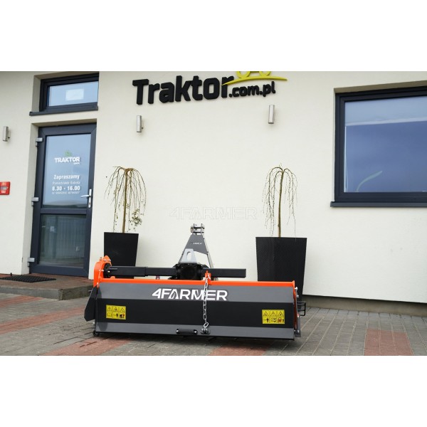 Lehký kultivátor s bočním posuvem TL 125 (SK) 4FARMER - oranžový