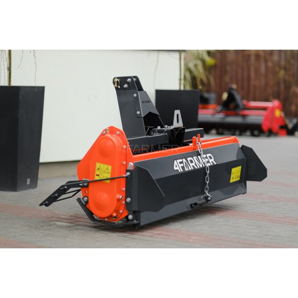 Light tiller with side shift TL 125 (SK) 4FARMER - orange