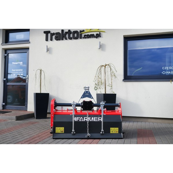 Glebogryzarka ciężka TMK 130 4FARMER - czerwona