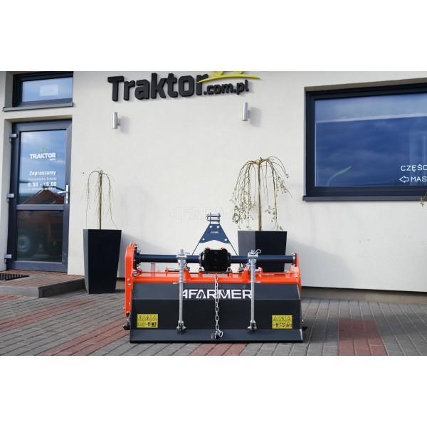 Glebogryzarka ciężka TMK 130 4FARMER - pomarańczowa | Traktor.com.pl