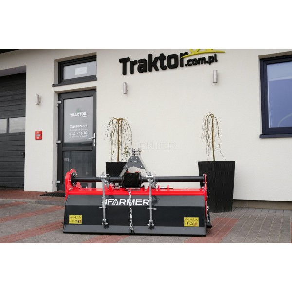 Glebogryzarka ciężka TMK 140 4FARMER - czerwona | Traktor.com.pl