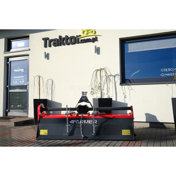 Ťažký kultivátor TMK 170 4FARMER - červený