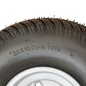 Complete wheel ATV QUAD / 20 x 10,00-8 / 4PR / F853-02
