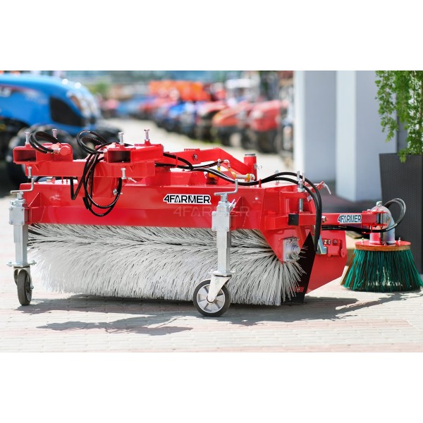 150 cm sweeper with basket and side brush 4FARMER
