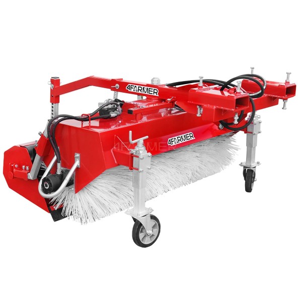 Barredora de 150 cm con cesta y electroválvula 4FARMER