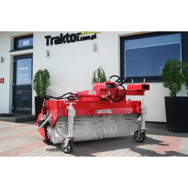 150 cm zametací stroj s košem a elektromagnetickým ventilem 4FARMER