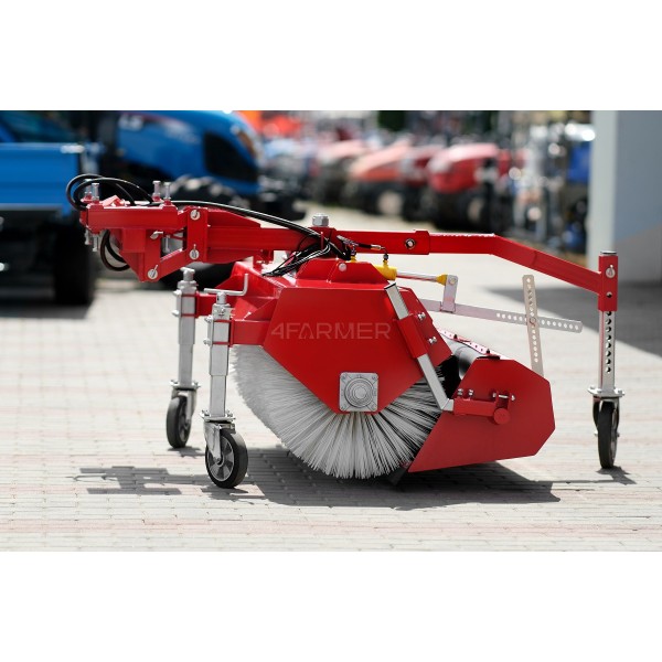 150 cm zametací stroj s košem a elektromagnetickým ventilem 4FARMER