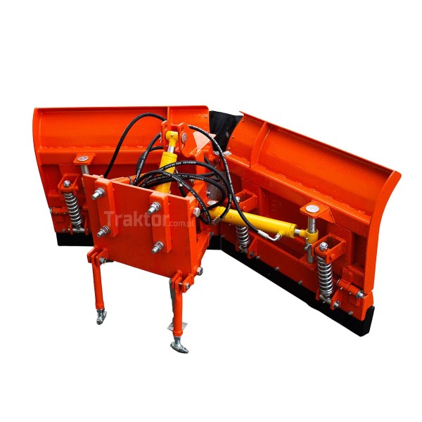 200 cm šípový snehový pluh, hydraulický, s montážnou doskou 4FARMER