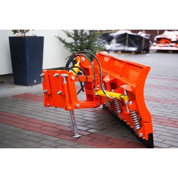 Pług do śniegu prosty 180 cm, hydrauliczny, z płytą montażową 4FARMER