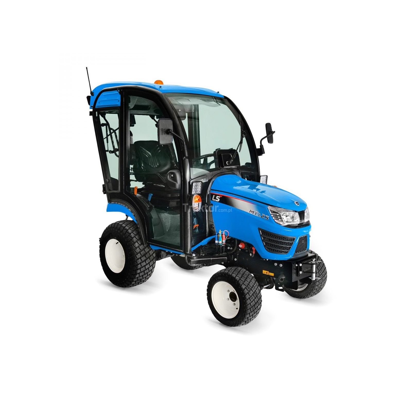 Tracteur LS MT1.25 avec cabine et pneus herbe