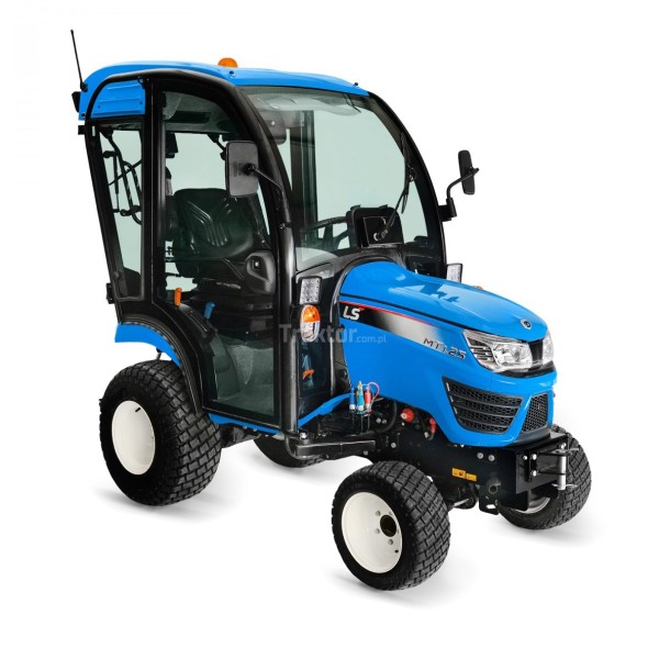 LS Tractor MT1.25 con cabina y neumáticos para hierba