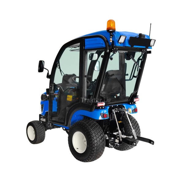 LS Traktor MT1.25 s kabinou a travními pneumatikami