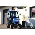 LS Traktor MT1.25 s kabínou a trávnymi pneumatikami